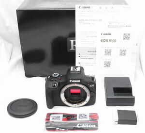 【超美品・メーカー保証書 付属品完備】Canon キヤノン EOS R100