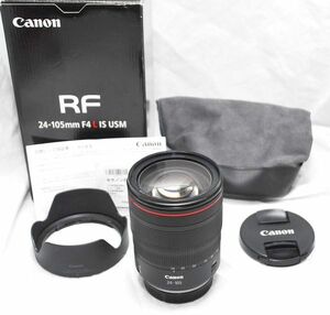 【美品・メーカー保証書 付属品完備】Canon キヤノン RF 24-105mm F4 L IS USM