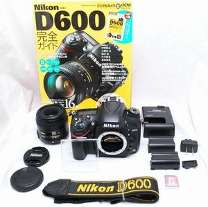 【新品級の超美品 2529ショット・豪華セット】Nikon ニコン D600 AF-S DX Micro NIKKOR 40mm f/2.8 G