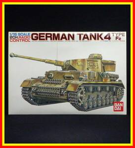 .9485 translation have not yet constructed storage goods Bandai 1/15 2ch radio control exclusive use tank Germany 4 number tank F2 type TANK4 TYPE F2