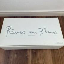 SH3) ロフテー　Reves en Blanc コットンフラノシーツ　サイズ140×240 ジャガードフラノシーツ　花　刺繍　寝具　未使用品　ホワイト_画像4