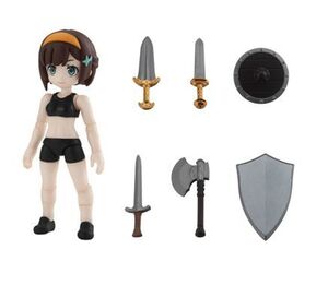 【即決】　 勇者の娘 武器A B ガシャポンクエスト 冒険の始まり編 バンダイ　ガチャ