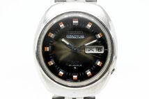 328　SEIKO 5 ACTUS SS 23JEWELS AT　6106-7590　セイコー ファイブ アクタス 23石 カーキグラデ文字盤 機械式 自動巻き メンズ 腕時計_画像2