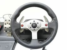 Logitech　G25 Racing Wheel　　ロジテック レーシングホイール　取説付　動作未確認_画像2