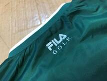 FILA GOLF(フィラゴルフ) 秋冬 撥水加工、蓄熱 Vネック中綿プルオーバー 781-236Y(グリーン)ＬＬ_画像5