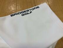 BRIDGESTONE GOLF(ブリヂストンゴルフ)春夏 防透け、UVカット、吸汗速乾機能 モックネック半袖シャツ WGM02A(WH)Ｌ_画像6