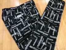 Munsingwear(マンシングウェア)ENVOYストレッチ,撥水,マトリクスロゴプリント ロングパンツ MEMUJD07(BK00)７９_画像2