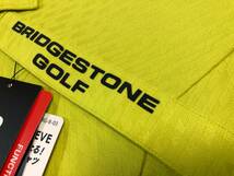 BRIDGESTONE GOLF(ブリヂストンゴルフ)-3℃ITEM、吸汗速乾、UVカット ライトブロックジャガード半袖ポロシャツ 3GW03A(KW)ＬＬ_画像9