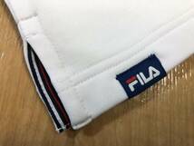 FILA Golf(フィラゴルフ) UVカット、保温 ロゴプリント タートルネック長袖シャツ 782-531(ホワイト)Ｌ_画像7