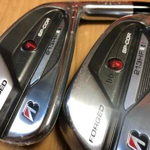 未使用 BRIDGESTONE GOLF(ブリヂストンゴルフ) FORGED SP-COR 213HF アイアンセット N.S.PRO 850GH NEO スチールシャフト FLEX-S ＃6-9、PWの画像3