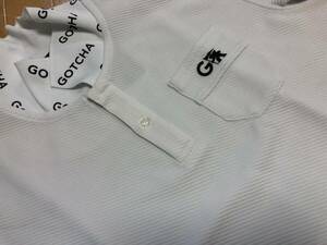 GOTCHA GOLF(ガッチャ ゴルフ) 春夏 ドライ ポケ付き 半袖ポロシャツ 232GG1208(001)Ｌ