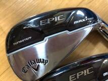 未使用 Callaway(キャロウェイ) EPIC MAX FAST アイアン N.S.PRO 950GH NEO スチールシャフト FLEX-S ＃7-9、PW、AW_画像4