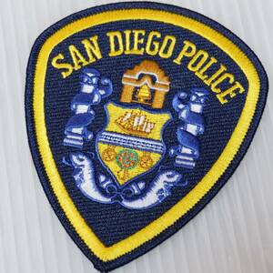 【実物】SAN DIEGO POLICE　サンディエゴ市警察　パッチ　ワッペン　制服　LE装備