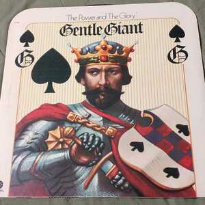 オリジナル・ダイカット・ジャケットLP★ ジェントル・ジャイアント/Gentle Giant★1974年6th『The Power and the Glory』全米78位