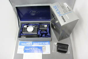 ■シャッター・巻上げ動作確認しました■　コニカ（KONICA）　HEXAR Classic 120周年記念特別限定セット コンパクトフィルムカメラ