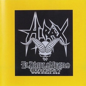 ＊中古CD HIRAX/EL DIABLO NEGRO〜耳栓役立たず〜 2001年作品 米国スラッシュハードコアパンク D.R.I ACCUSED MUNICIPAL WASTE DROPDEAD