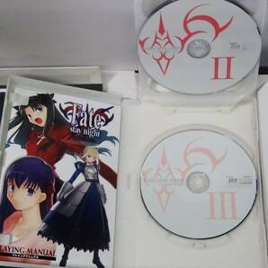 送料無料☆3枚組 CD-ROM フェイト Fate/stay night Windows PCソフト☆の画像4