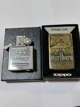 未使用　Marlboro　Zippo　1937　REPLICA　マルボロ　ジッポー　1937　レプリカ　300個限定懸賞当選品　古美色　2016年製造　希少品　新品_画像9