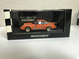 【１円スタート】1/43 ミニチャンプス ポルシェ911 カレラ RSR Supersprint 1975 ニュルGTレース No4 H.Heyer MINICHAMPS Porsche Z0 