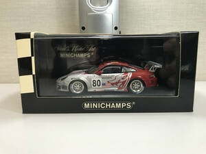 【１円スタート】1/43 ミニチャンプス ポルシェ 911 GT3 RSR ルマン24時間 2005 #80 Overbeek... MINICHAMPS Porsche 056480 Z4