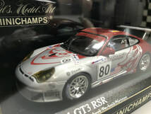 【１円スタート】1/43 ミニチャンプス ポルシェ 911 GT3 RSR ルマン24時間 2005 #80 Overbeek... MINICHAMPS Porsche 056480 Z4_画像2