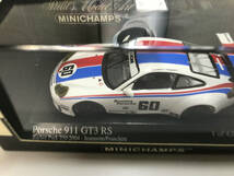 【１円スタート】1/43 ミニチャンプス ポルシェ911 GT3 RS Barber Park 250 2004 #60 Jeannette...　MINICHAMPS Porsche 046960 Z4_画像4