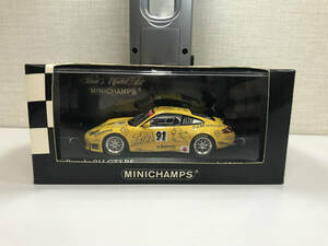 1/43 ミニチャンプス ポルシェ911 GT3 RS Essais de mans 2006 #91 Yamagishi... MINICHAMPS Porsche 066981 Z5