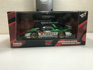 【１円スタート】1/43 エブロ スーパーGT 500 TAKATA DIME NSX 2007 #18 EBBRO Z6