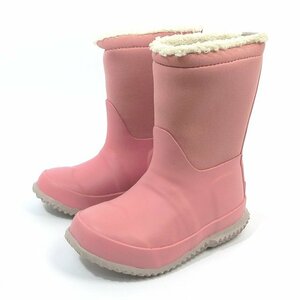 新品 HUNTER ハンター キッズ ブーツ 長靴 サイズ（UK8/14cm）ピンク KIDS SHERPA BOOTS KFT5065NRE 280783