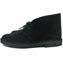 クラークス Clarks メンズ チャッカブーツ DESERTBOOT 2 ブラック スエード シューズ サイズ US9/26.5cm_画像2