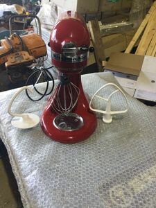 [H03] KitchenAid スタンドミキサー 9KSM95ER (エンパイア) 100V 225W 50/60Hz 動作保証