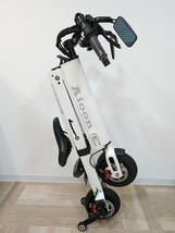 1円～公道走行 直接引取可!【RIDEON Aioon Electric Folding scooter】アイオーン 折りたたみ 電動バイク EVバイク 取扱説明書 付属品 箱付_画像8