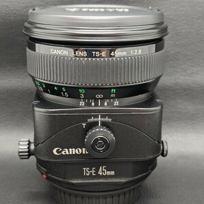 1円スタート！美品 保管品【Canon TS-E 45mm F 2.8 Tilt and Shift Lenz】キャノン チルト シフトレンズ ブランド 光学機器 カメラ レンズの画像3