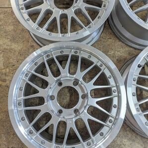 【希少！】BBS RS4 817 17インチ 8J＋25 PCD139.7 6穴 6H メッシュ ハイエース エルグランド の画像2