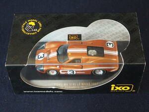 ixo MODELS ミニカー＜FORD MK IV #3 LE MANS 1967＞LMC010 1:43 SCALE MODEL CARS FOR COLLECTION ケース入り 箱入り