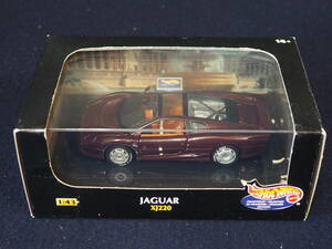 Hot WHeeLs ミニカー＜JAGUAR XJ220＞HOT WHHELS 1:43 ケース入り 箱入り