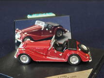 VITESSE ミニカー＜MORGAN 4/4 1600 1992 OPEN CONVERTIBLE＞(DARK RED) L176D LIMITED EDITION ケース入り_画像4