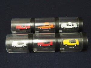 ミニカー 6台 セット BOURBON ’66 Honda S800/’68 TOYOTA SPORTS 800/’68 MAZDA Cosmo Sport/’69 ISUZU Bellett 1600GTR まとめて