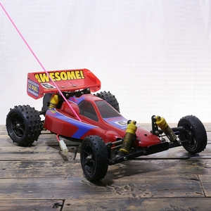 【ASTUTE TAMIYA EP R/C 2WD】【当時物】【タミヤ 1/10 電動RC 】【アスチュート 2WD　FRP製メイン＆サブシャーシ】動作未確認　ジャンク