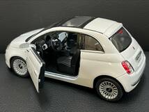 ◇◆3264　FIAT500　フィアット500　チンクエチェント　ミニカー　3台　おまとめ　ホワイト　レッド　シルバー　現状保管品◆◇_画像4