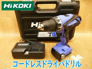 ◆ HiKOKI 13mm コードレスドライバドリル FDS14DGL ハイコーキ DC14.4V ドライバードリル 電気 電動 充電式 バッテリー1個 No.3414