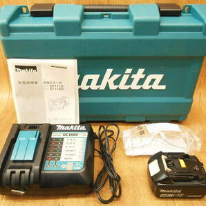 ◆ makita 充電式タッカ ST112D マキタ 18V コードレス 電気 電動 タッカー 鋲打ち ステープルガン 充電器 バッテリー1個 No.3424の画像8
