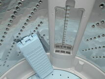 〇 Hisense ハイセンス 全自動電気洗濯機 洗濯機 HW-T45D 4.5kg ホワイト 2021年製 ステンレス槽 最短洗濯時間約10分 シャワー水流 洗濯_画像4