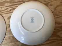 mE 60 MINTON ハドンホール ブルー パスタボウル 2点 セット 洋食器 イギリス製 ROYAL DOULTON ※外箱なし、長期保管品_画像6