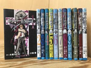 mC 60 デスノート DEATH NOTE 1〜12巻 12冊 セット 小畑健 大場つぐみ 集英社 まんが 漫画 コミック マンガ ※難あり、現状品、長期保管品