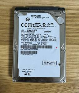 (250GB) 2.5インチ HDD HITACHI(日立GST)　HTS545025B9SA00