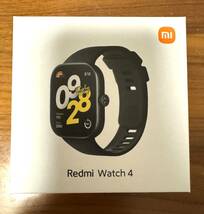 【新品同様】シャオミ(Xiaomi) スマートウォッチ Redmi Watch 4 オブシディアンブラック 日本語対応 大型ディスプレイGPS内蔵_画像1