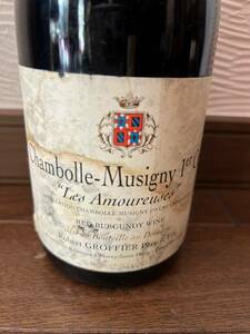 正規輸入品ラックコーポレーション1999Chambolle Musigny 1er Cru Les Amoureuses Robert Groffierジャンポールミュジニ　レザムルーズ