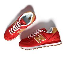 1円~ 新品 ニューバランス ML574 26.5cm new balance スニーカー シューズ 赤 ブラウン レトロ キャンパス ランニング スポーツ 限定カラー_画像9