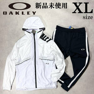  new goods XLsize Oacley top and bottom setup jacket pants Parker OAKLEY Wind breaker jogger pants stretch running 